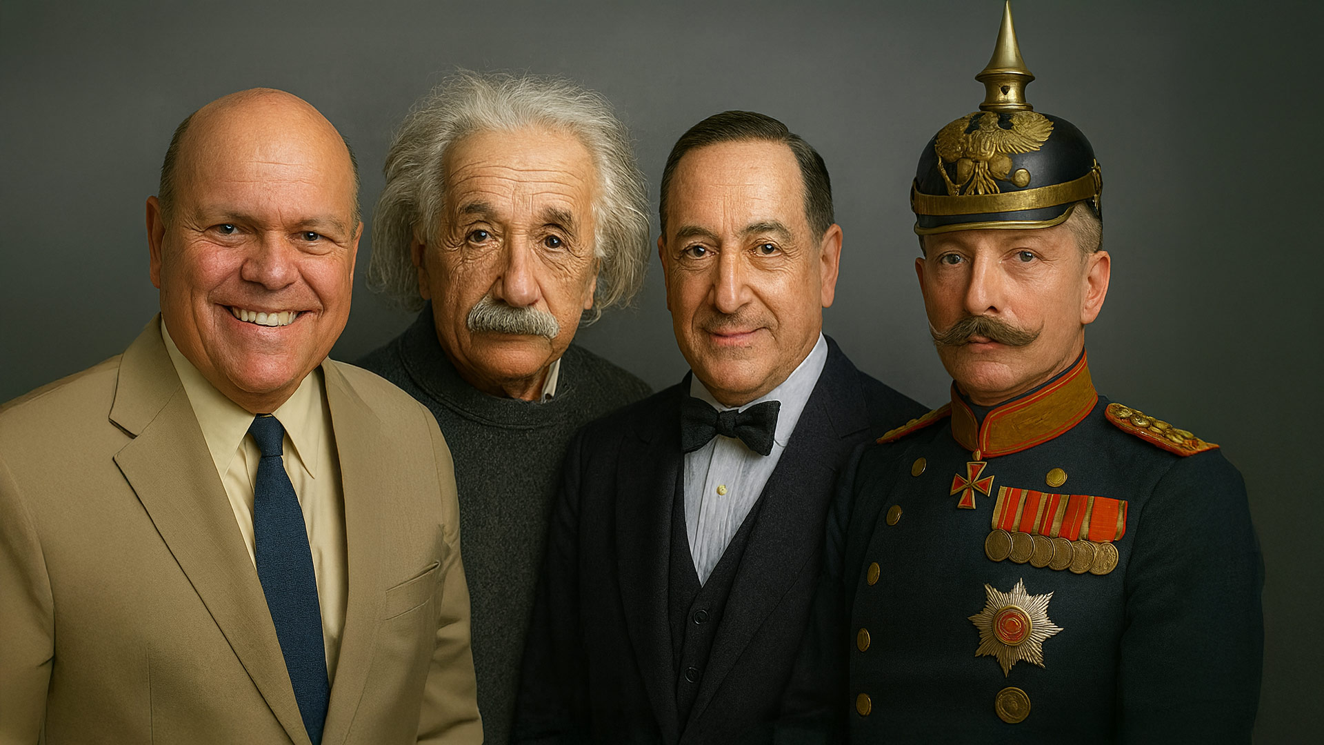 Ken Olson, Albert Einstein, Harry M. Warner, Kaiser Wilhelm II.