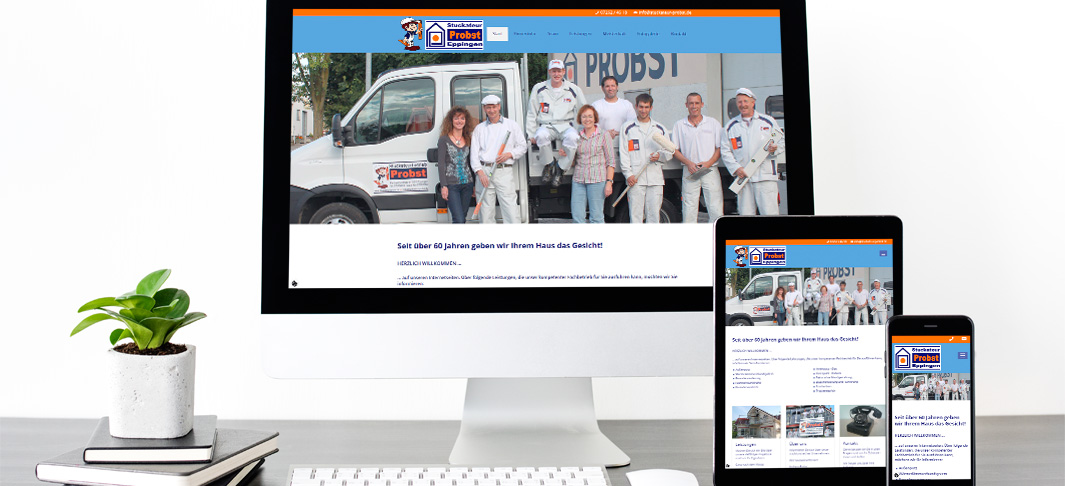 Probst neue Webseite