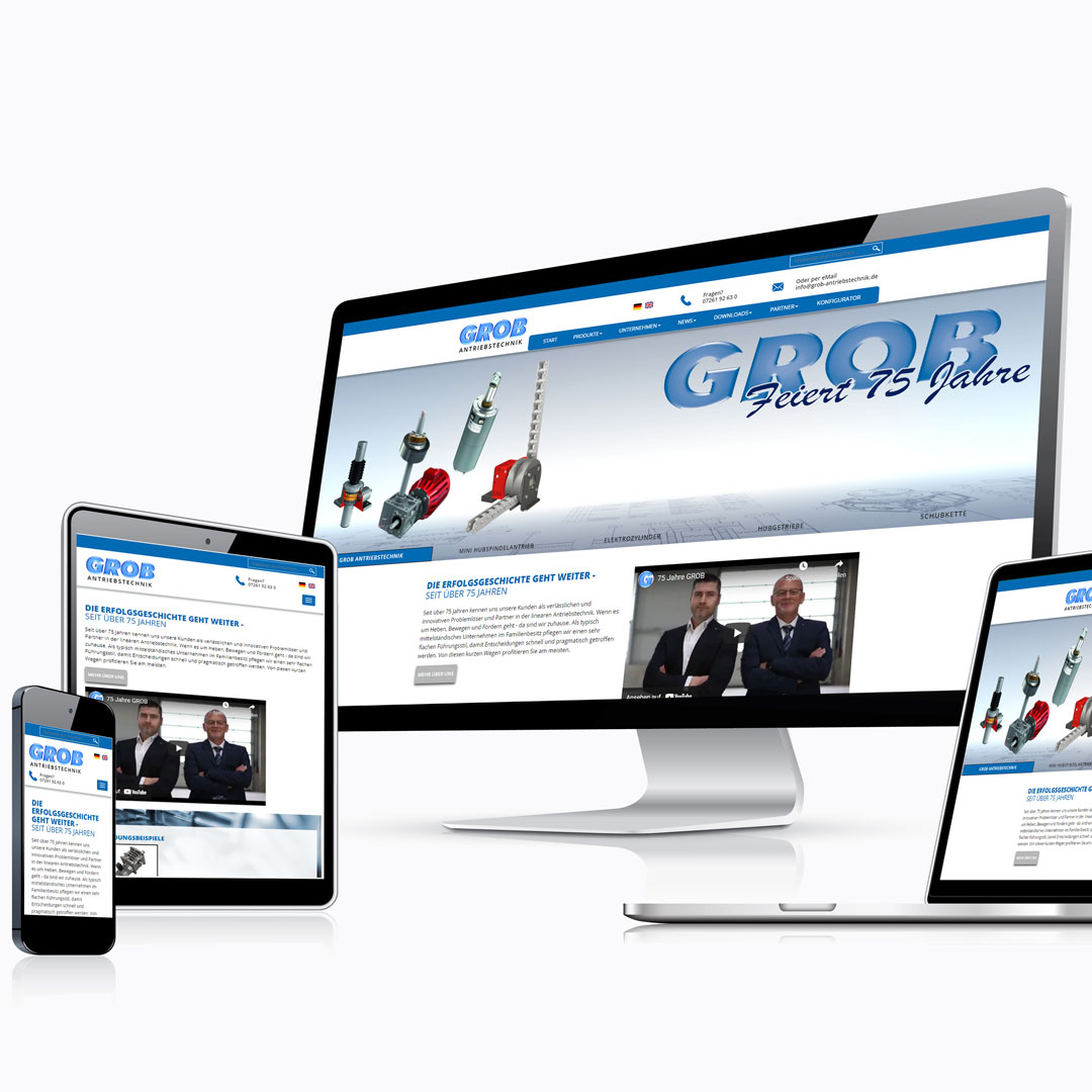 Grob Webseite