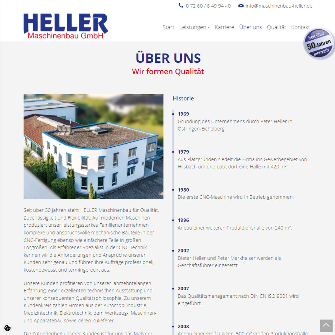 Heller Webseite