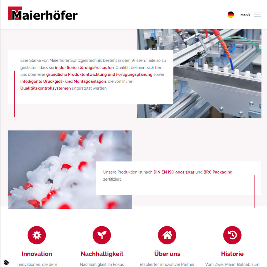 Maierhöfer Webseite